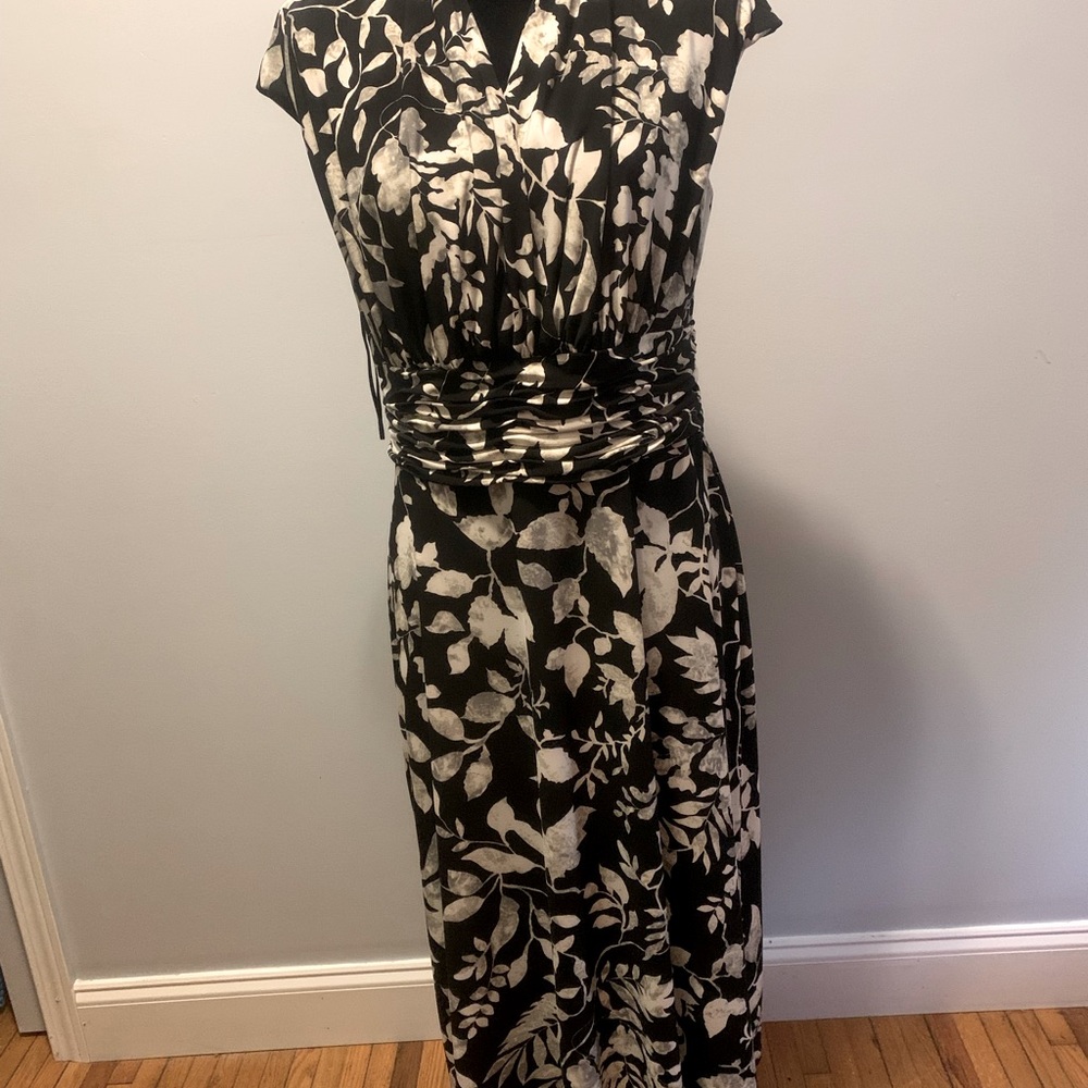 Evan-Picone faux wrap dress